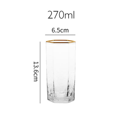 Hexagonal Hammer Champagne Wine Glass