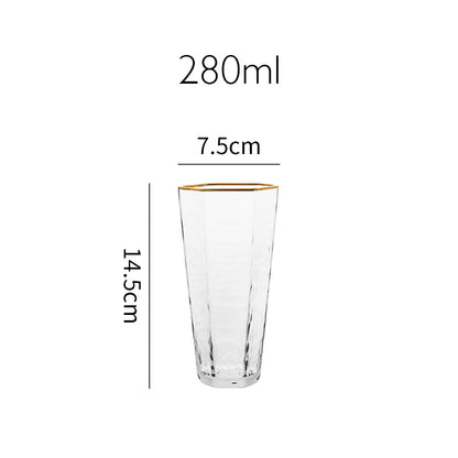 Hexagonal Hammer Champagne Wine Glass