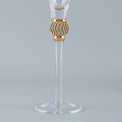 Crystal Cocktail Champagne Enamel Goblet Glass